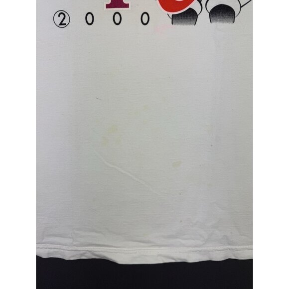 Vintage Y2K Walt Disney Mickey Mouse Epcot Center Tank Top Promo Art Logo White - Picture 8 of 15